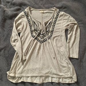 Hollister Half Sleeve Blouse